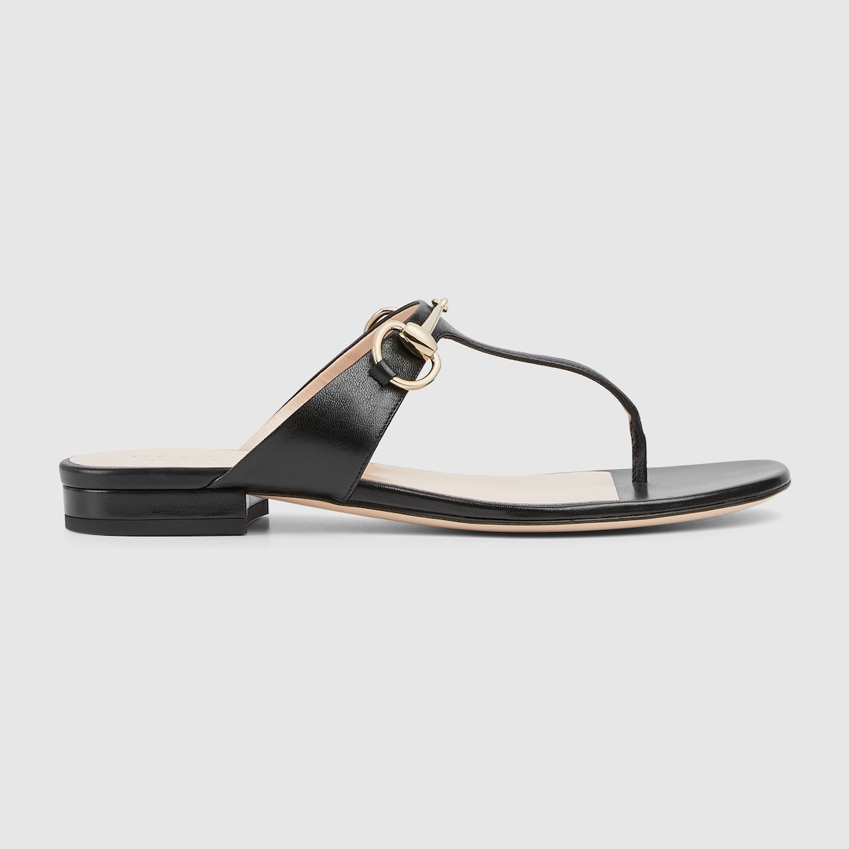 Gucci Women’s thong sandal with Horsebit - Image 1